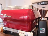 こだわり　LA MARZOCCO 製エスプレッソマシン（イタリア）