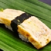 自家製 厚焼き玉子、とび子軍艦、明太子軍艦